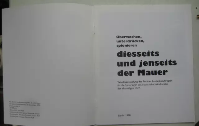 Eroberung West-Berlin DDR Stasi Überwachen unterdrücken MfS Bezirksverwaltung 3