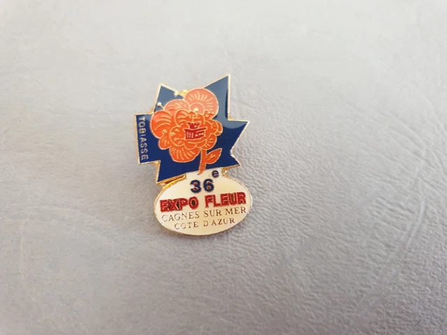 Pin's Rare Bagnols Sur Cèze – 1er Festival 1990 – Humour Ville – Métal époxy