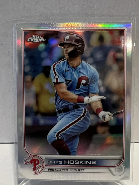 2022 TOPPS CHROME REFRACTOR PARALLEL 8 Rhys Hoskins Phillies EUR 0,90 ...