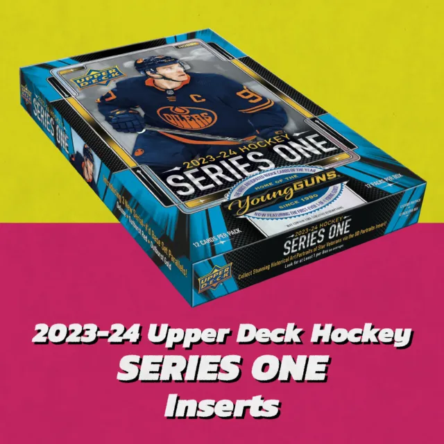 2023-24 Upper Deck Series 1 Hockey Insert Singles PICK FROM LIST