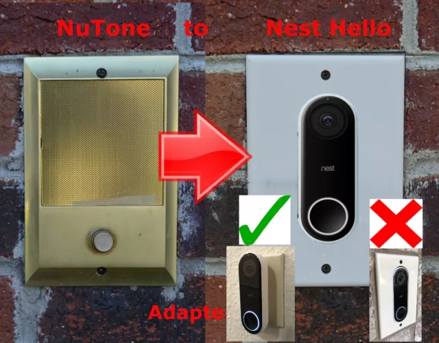 Nest hello adapter sales plate