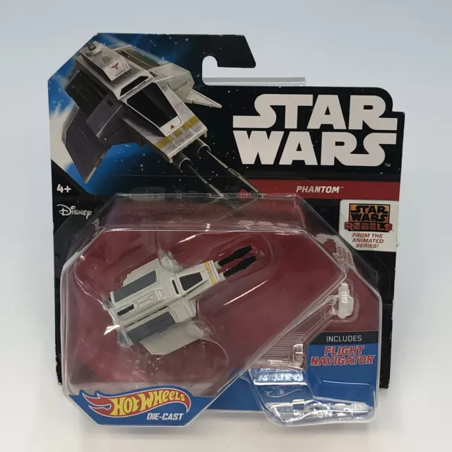 Hot Wheels Star Wars Rebels Starship PHANTOM Mattel Die Cast Toy Navigator 2014