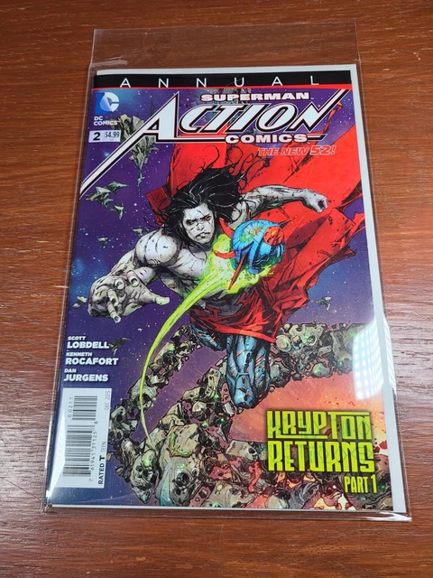 Action Comics Annual #2 (DC Comics 2013) 1st Print Direct Sales NM/ M Superman