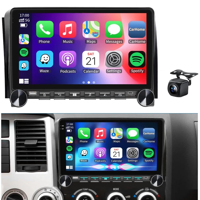 ANDROID 12 CAR Stereo GPS Navi CarPlay Radio JBL AMP For Toyota Tundra & Sequoia