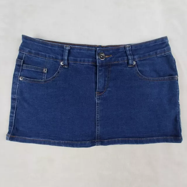 Evolution Jeans Skirt   -  Size 12  -   Great Condition   -  Blue Denim