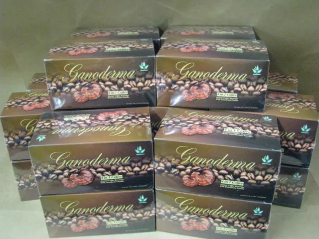 Ganoderma Coffee 4 -1 Creamer & Sugar 20 Boxes - 4 in 1, Healthy Coffee 400 pks