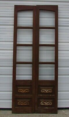 Antique Pair Mexican Old Doors #64-Primitive-Rustic-42x100-Gorgeous