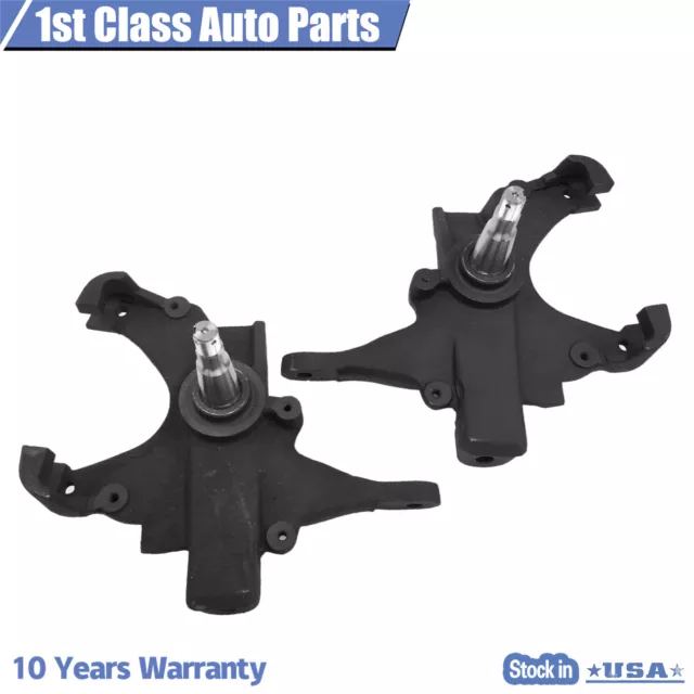 2PCS 2"  Drop Spindles For 58-64 Chevy Impala Biscayne Brookwood Nomad Bel Air