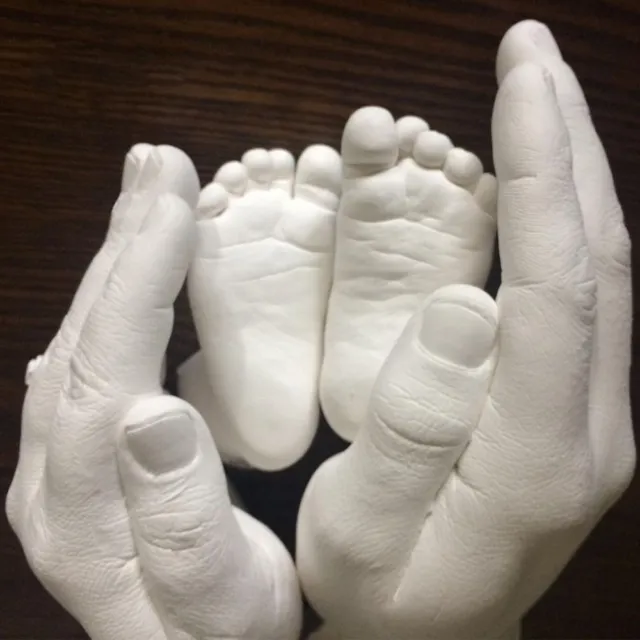 New Collection Anniversary Baby Souvenir Print Hand Foot Casting Set