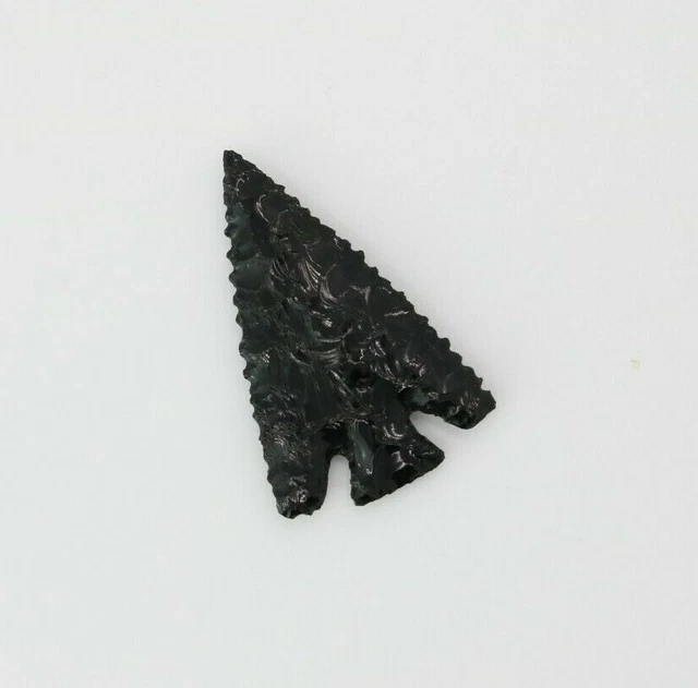 TED ORCUTT NORTHWEST COAST OBSIDIAN FLINT EXOTIC POINT - RARE - CIRCA 1900's