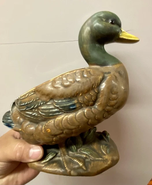 Vintage Standing Mallard Duck Planter - Napcoware - Japan - C8984 - Awesome