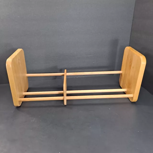 NAPA VALLEY Wooden Storage Rack CD DVD Rack Holder 19 inch