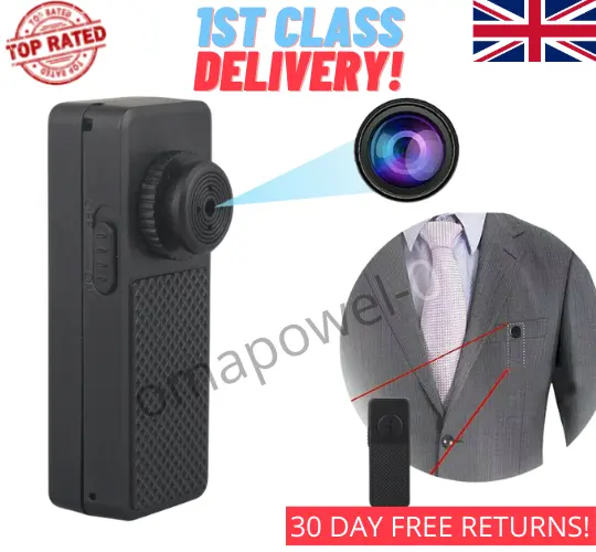 Mini Spy Button Hole Camera Hidden DVR PC Camcorder Pinhole Surveillance AUDIO -