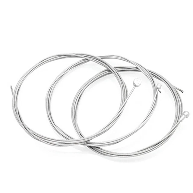 Câble de frein de vélo, câble de changement de vitesse en acier durable, kit de remplacement de 4 mm pour cyclistes de route, navetteurs et réparation de vélo à faire soi-même
