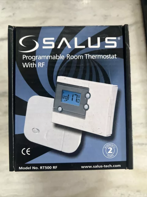 Salus RT500RF Wireless Programmable Room Thermostat Rt500r and Reciever