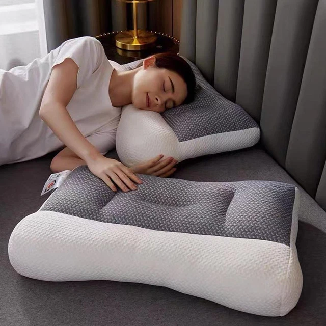 Cuscino in memory foam cervicale letto ergonomico comodo cuscino adatto NUOVO