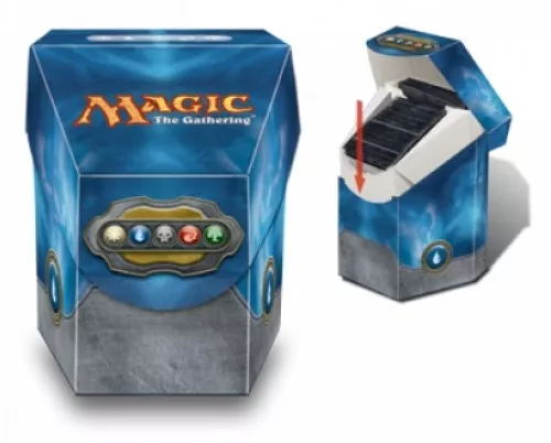MAGIC Mtg DECK BOX COMMANDER Ultra Pro - Blue - Blu
