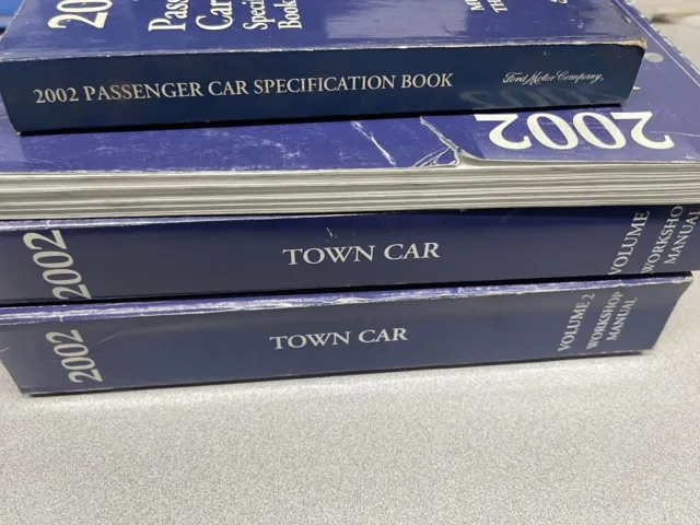 2002 LINCOLN TOWN CAR Service Shop Repair Manual Set W EWD & Specs
