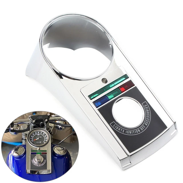SPEEDOMETER SPEEDO DASH Panel Cover Housing Kit Fit For HarleyDavidson Chrome £48.22 PicClick UK