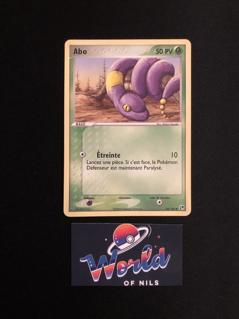 Carte Pokemon ABO 64/100 Bloc EX Tempête de Sable FR NEUF