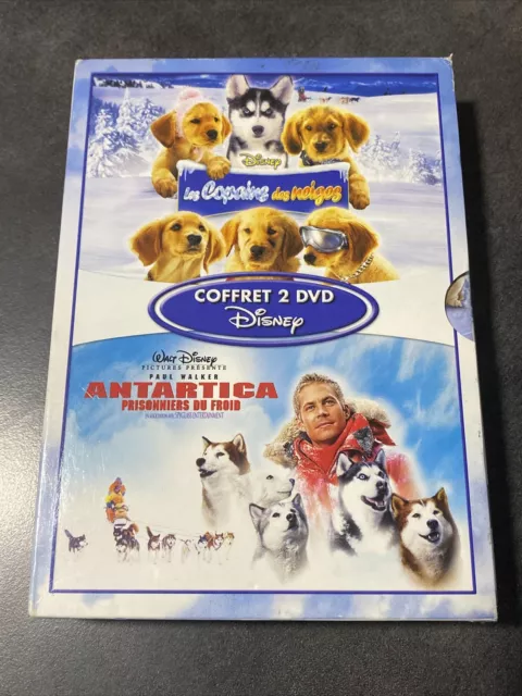 Les Copains Des Neiges + Antartica Coffret 2 Dvd Walt Disney