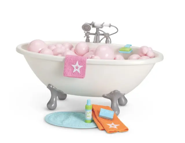 American Girl Bubble Bathtub and Accessories for doll New in Box