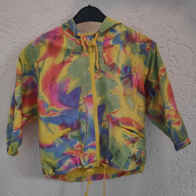 Giacca bambino vintage Impidimpi giacca bambini taglia 104 retrò anni '80 colorata gialla