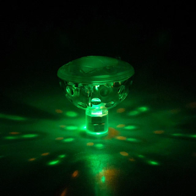 FLOATING UNDERWATER LED Glow Disco Light Show Swimming for Pool Hot Tub ...