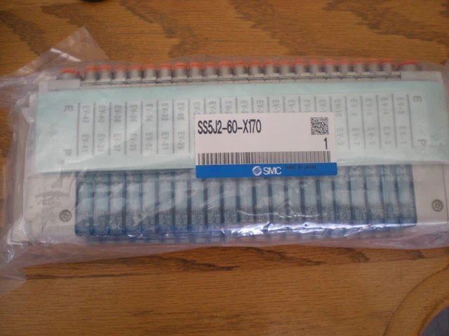 SMC SS5J-60-X170 pneumatic Device NET valve block 21 valve
