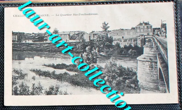 Cpa 51 Chalons Sur Marne / In Champagne, Quarti Ste Prudeutienne Postcard