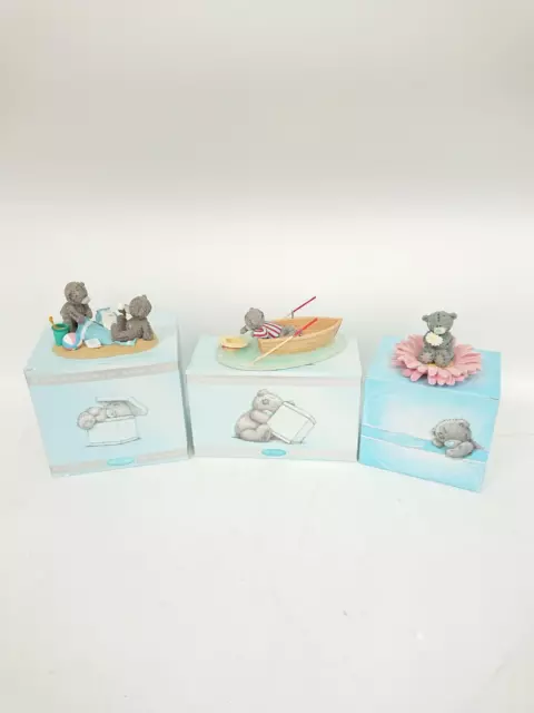 Bundle X 3 Me To You Tatty Teddy Bears Figurines Boxed Collectible Ornaments