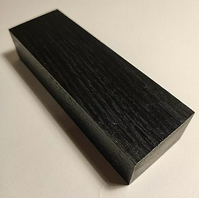 Stabilized bog oak for knife handles of size 35*45*135 mm