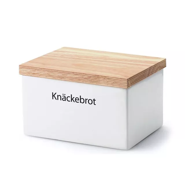 Continenta Vorratsdose Knäckebrot Keramik Vorratsbox Vorratshaltung weiß Neu