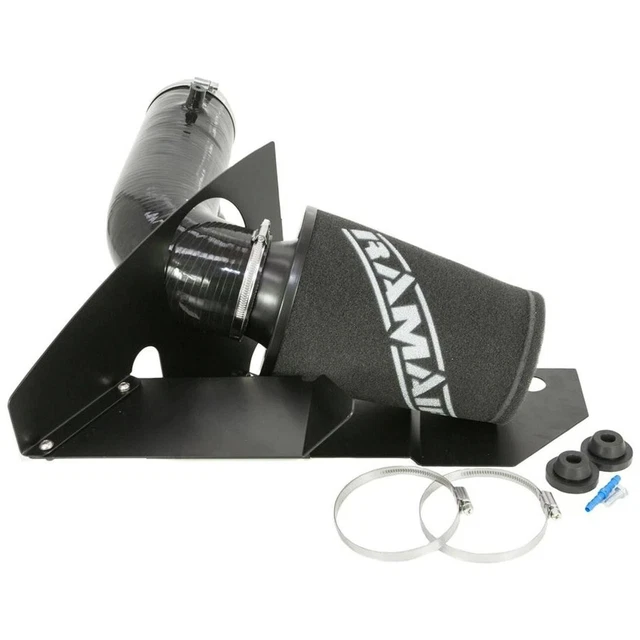 Kit D’admission Ramair Pour Ford Focus ST 225 Mk2 – Filtre à Air Mousse, Support ECU, Tuyaux Orange, Fabrication UK