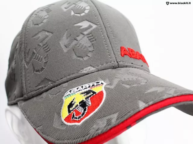 Cappello Abarth Baseball Estivo Grigio Verde