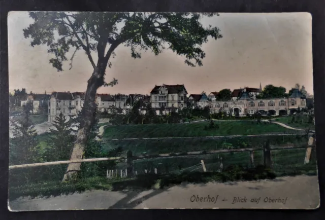 Ak Oberhof in Thüringen ca. 1910 Häuser Villen