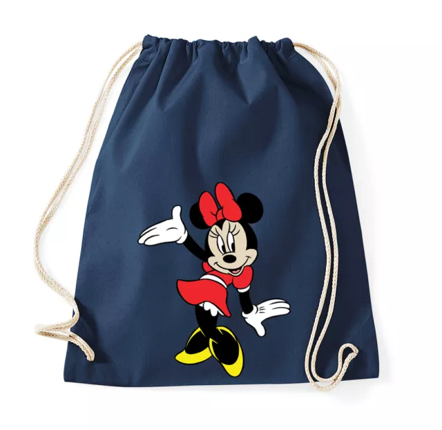 Youth Designz Baumwoll Beutel Turnbeutel Tasche Minnie Dancing Mickey Goofy Maus