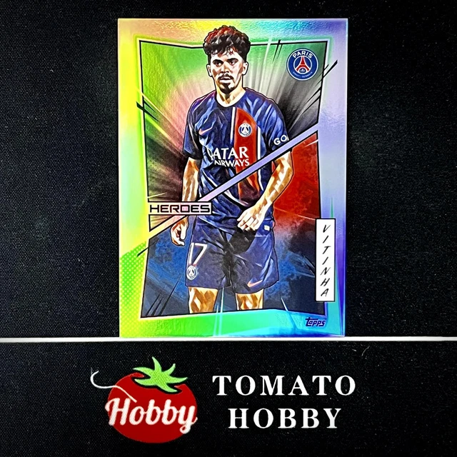 Liste des 124 cartes Topps Paris Saint-Germain Team Set 2023-2024