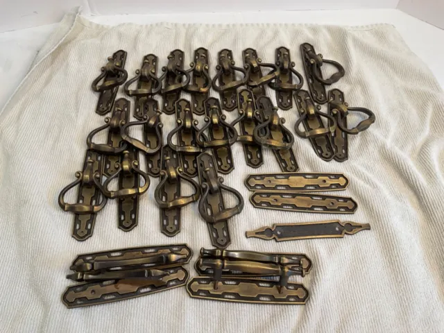 Vintage Lot of 1970’s Cabinet Door Handles & Drawer Pulls