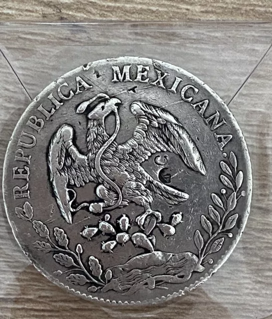 1890 Mexico 8 Reales Coin