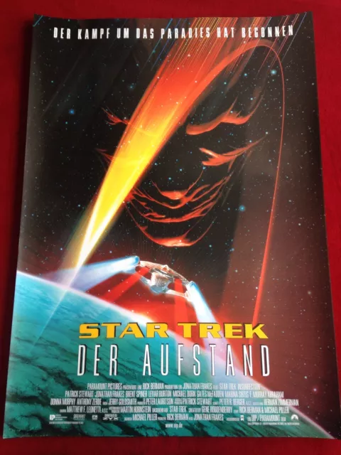 Star Trek Der Aufstand Kinoplakat Poster  A1 Patrick Stewart, Jonathan Frakes
