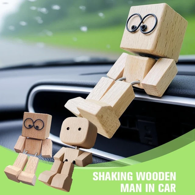 Shaking Wooden Man Figurine, New Handmade Shaking | Ubuy