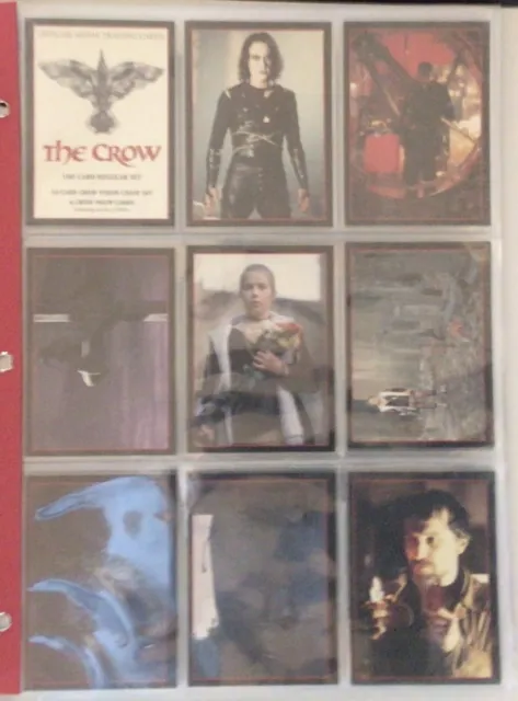 The Crow 1994 Trading Cards Complete Base Set Of 100 Cards