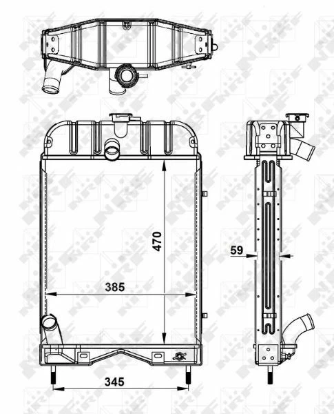 Radiatore In Rame Per Trattori Landini E Massey Ferguson - Ricambio Alta Efficienza, 10.6 Kg - Foto 10