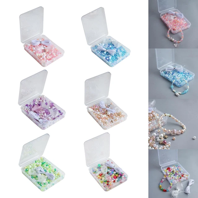 Ensemble de perles pour enfants, perles de laçage décoratives, jouets pour