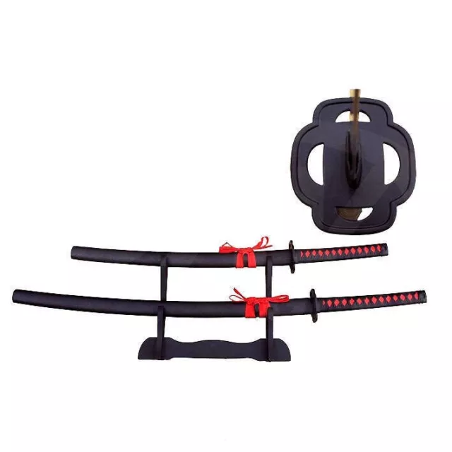 Katana And Wakizashi Set With Stand 4Km84