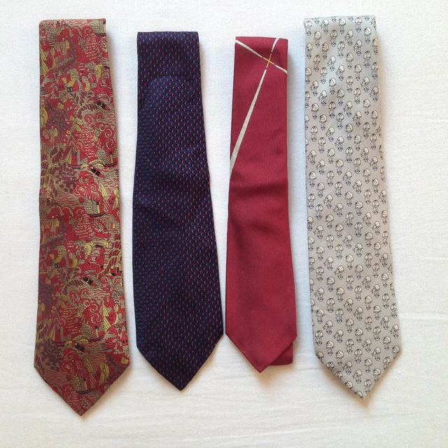 Lot De 15 Cravates Unisexe - Multicolore - Occasion - Différentes Marques