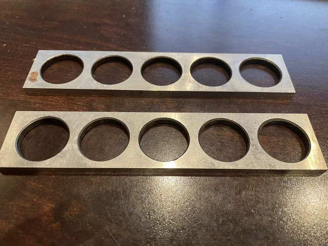 Parallel BAR BLOCK Set OF 2 Matched MILL MILLING MACHINIST 6”x 1.25”