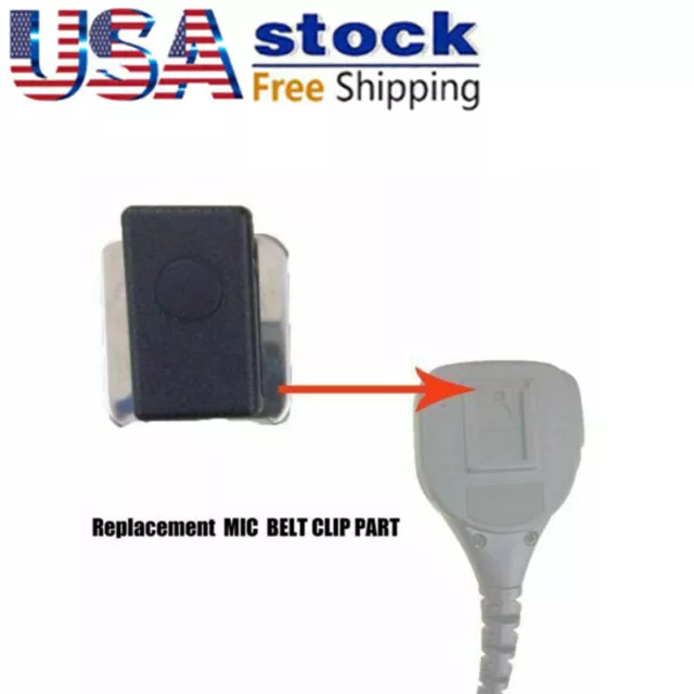 Replacement Belt Clip Fits For Remote Speaker Microphone Portable Radio