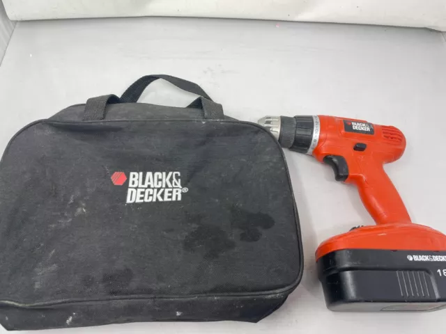 BLACK & DECKER GC1800 Type 2 18V Cordless Drill Driver Tool Works